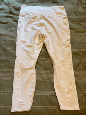 PureLuxe Fabletics White Athletic Leggings Size XXL